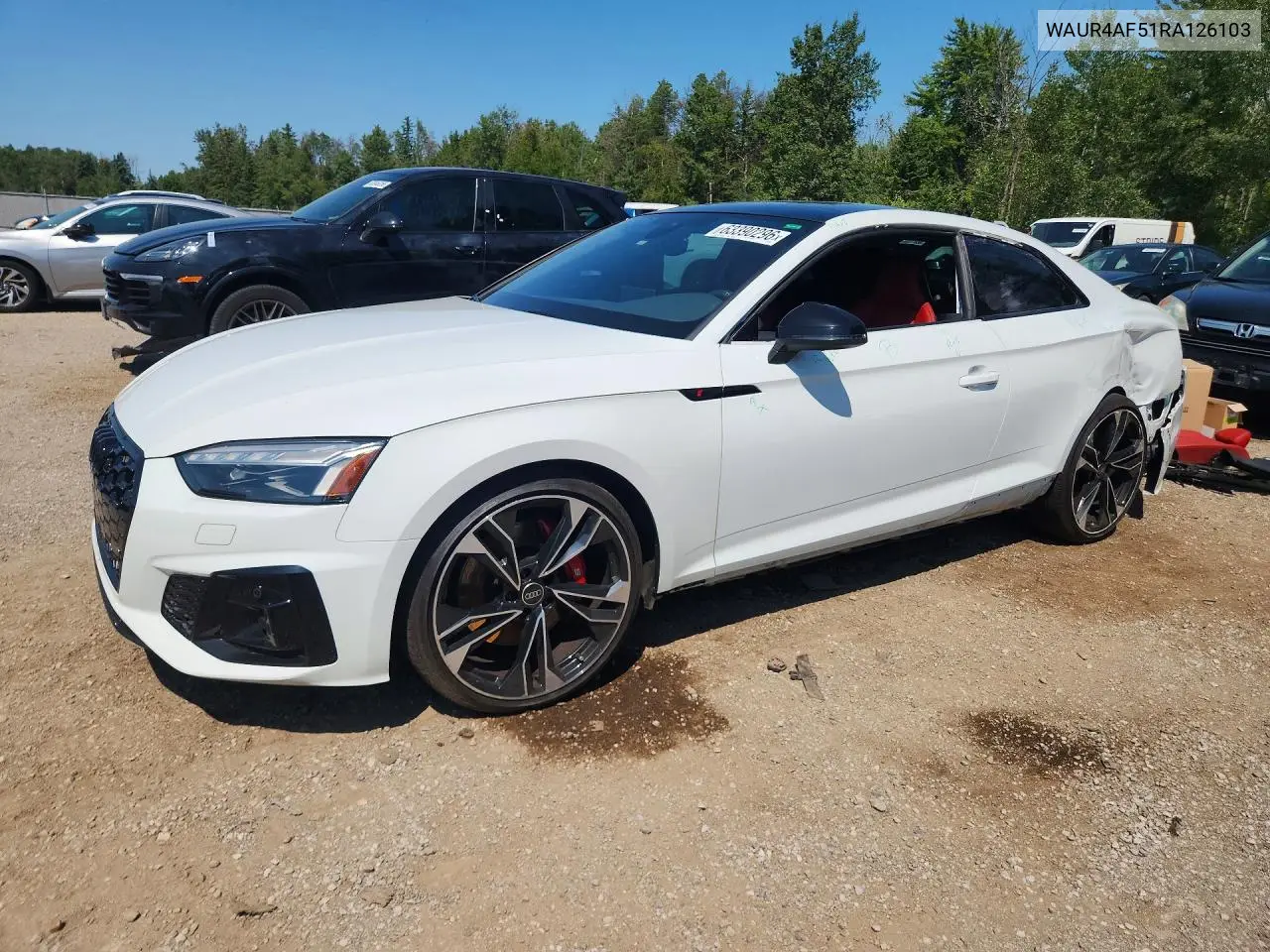 AUDI S5 2024, VIN WAUR4AF51RA126103