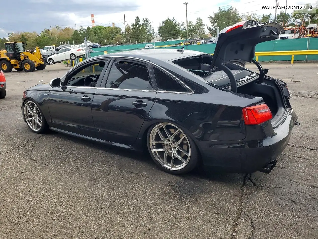 2013 AUDI S6 VIN WAUF2AFC2DN127155 — фото 2