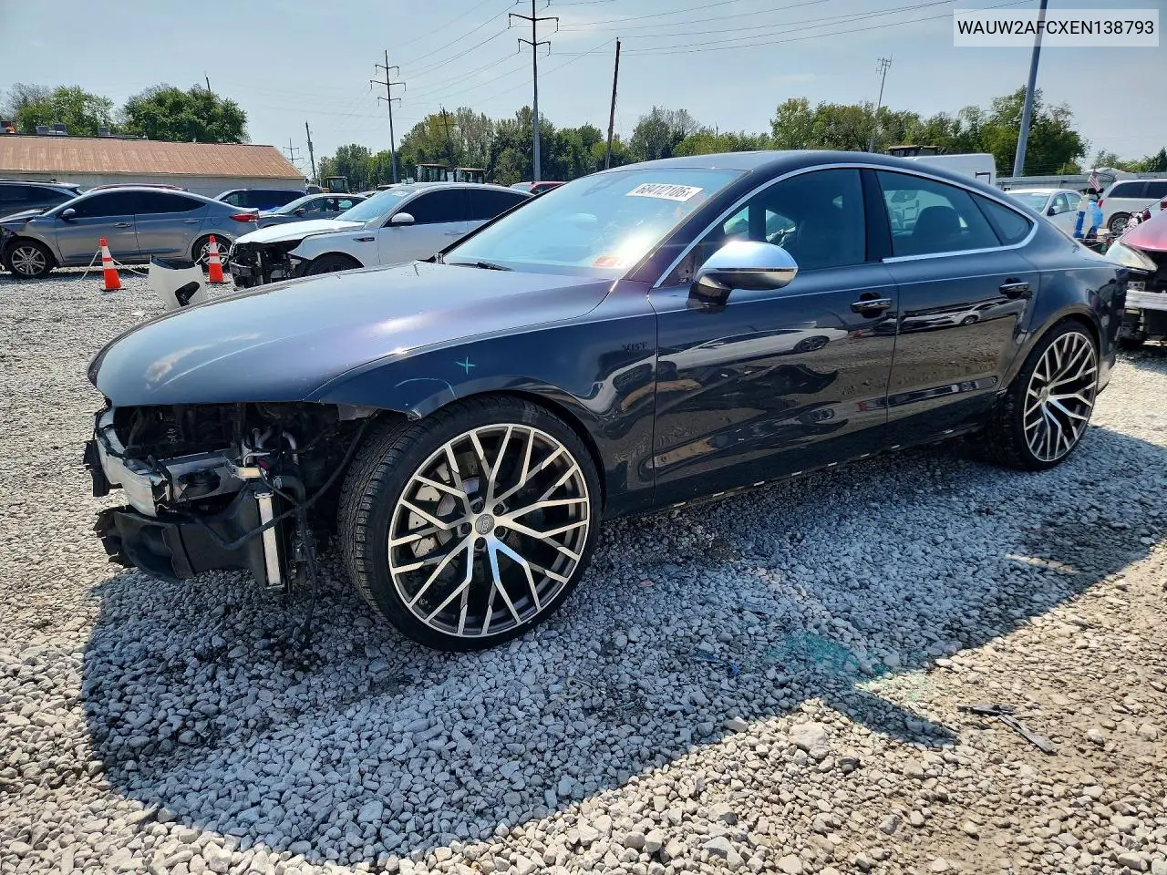 AUDI S7 2014, VIN WAUW2AFCXEN138793