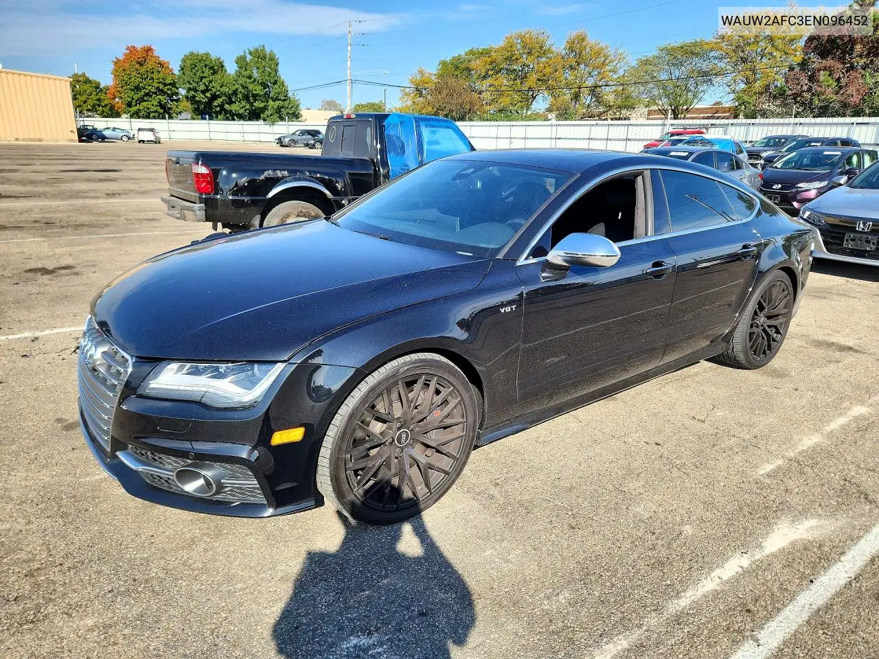 AUDI S7 2014, VIN WAUW2AFC3EN096452