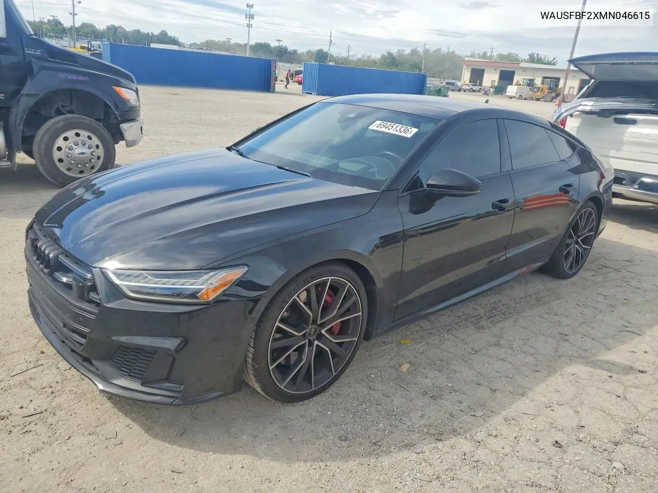 AUDI S7 2021, VIN WAUSFBF2XMN046615