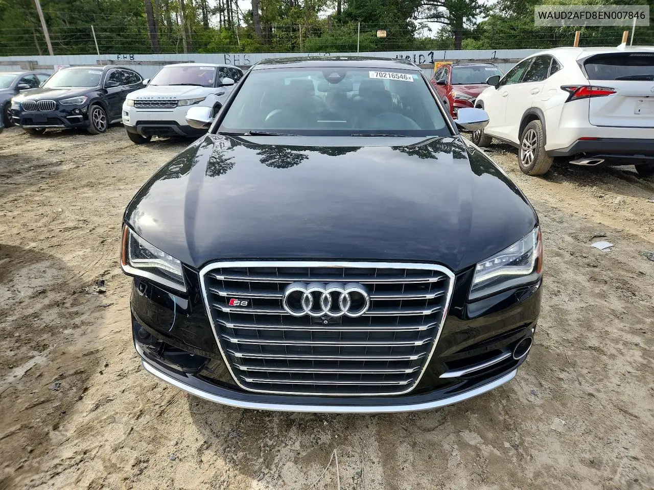 2014 AUDI S8 VIN WAUD2AFD8EN007846 — фото 5