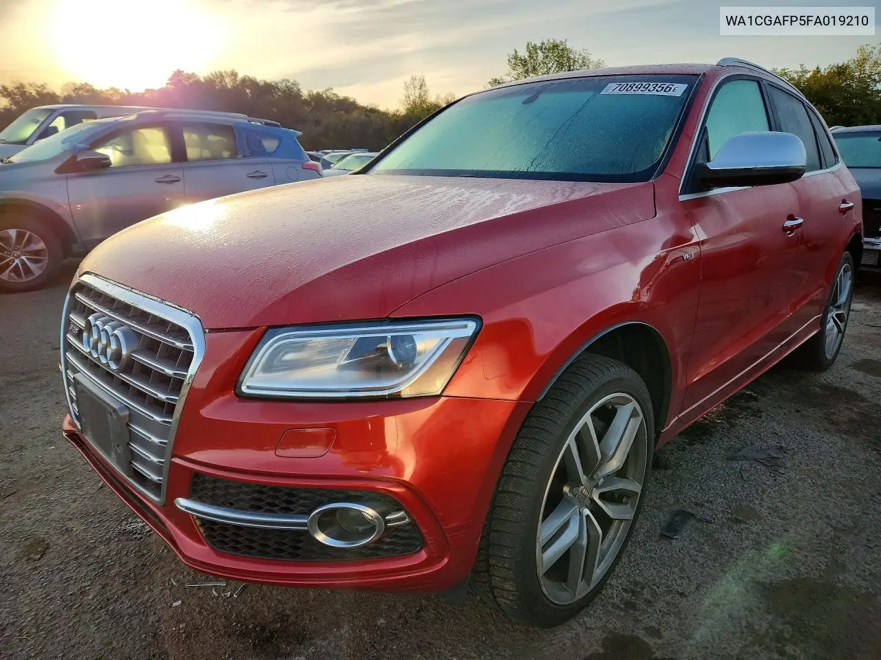 AUDI SQ5 2015, VIN WA1CGAFP5FA019210