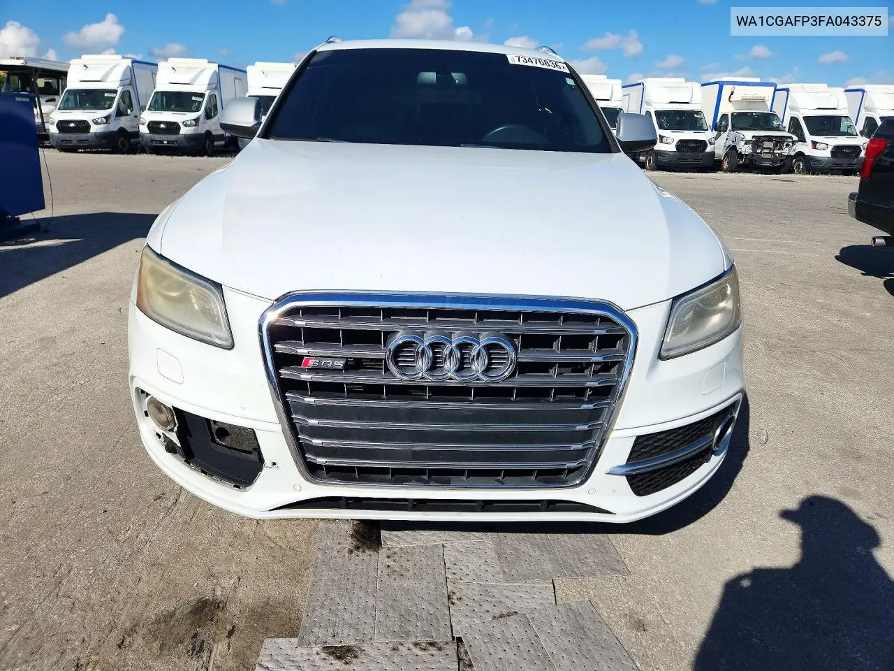 2015 AUDI SQ5 VIN WA1CGAFP3FA043375 — фото 5