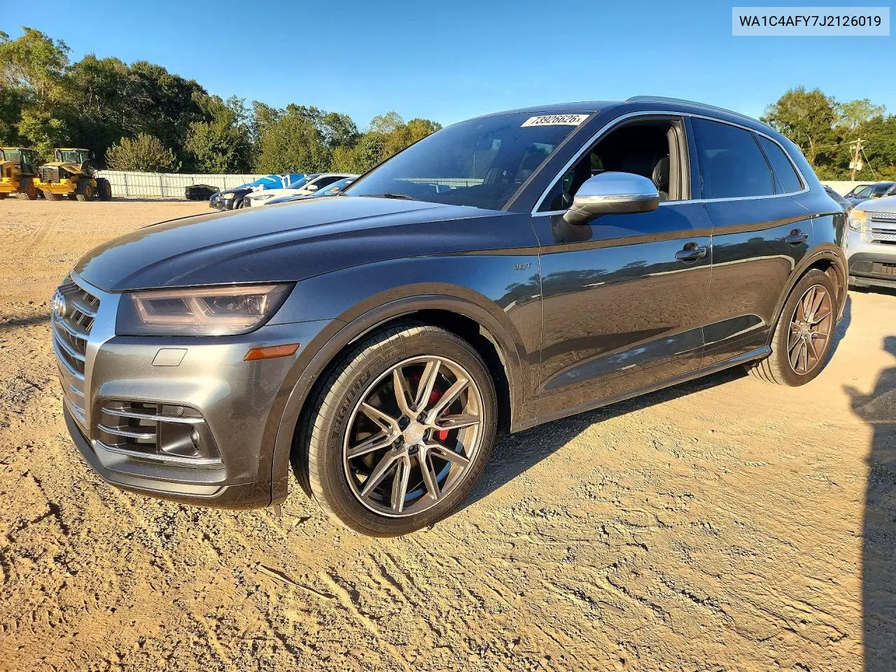 AUDI SQ5 2018, VIN WA1C4AFY7J2126019
