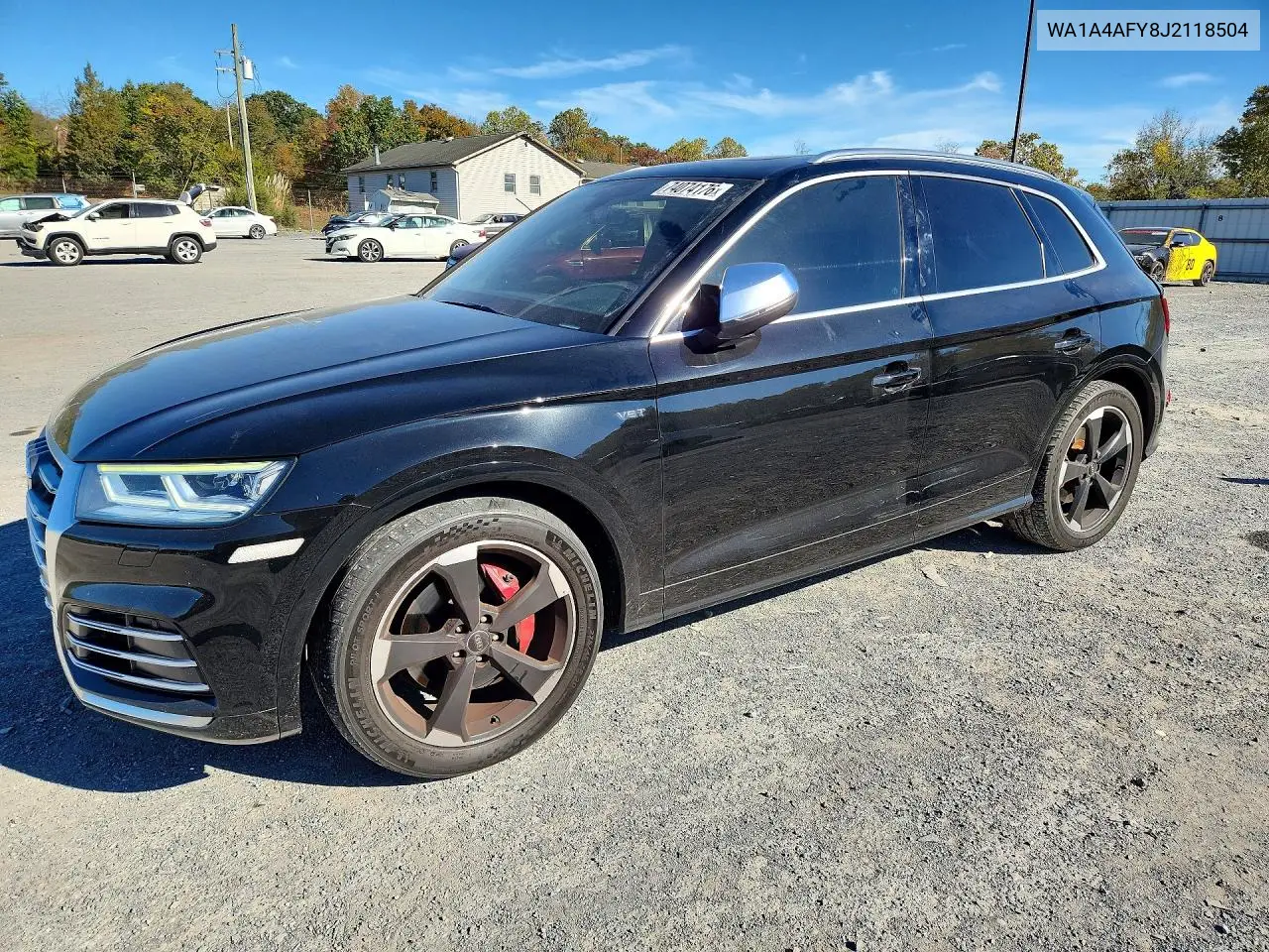 AUDI SQ5 2018, VIN WA1A4AFY8J2118504