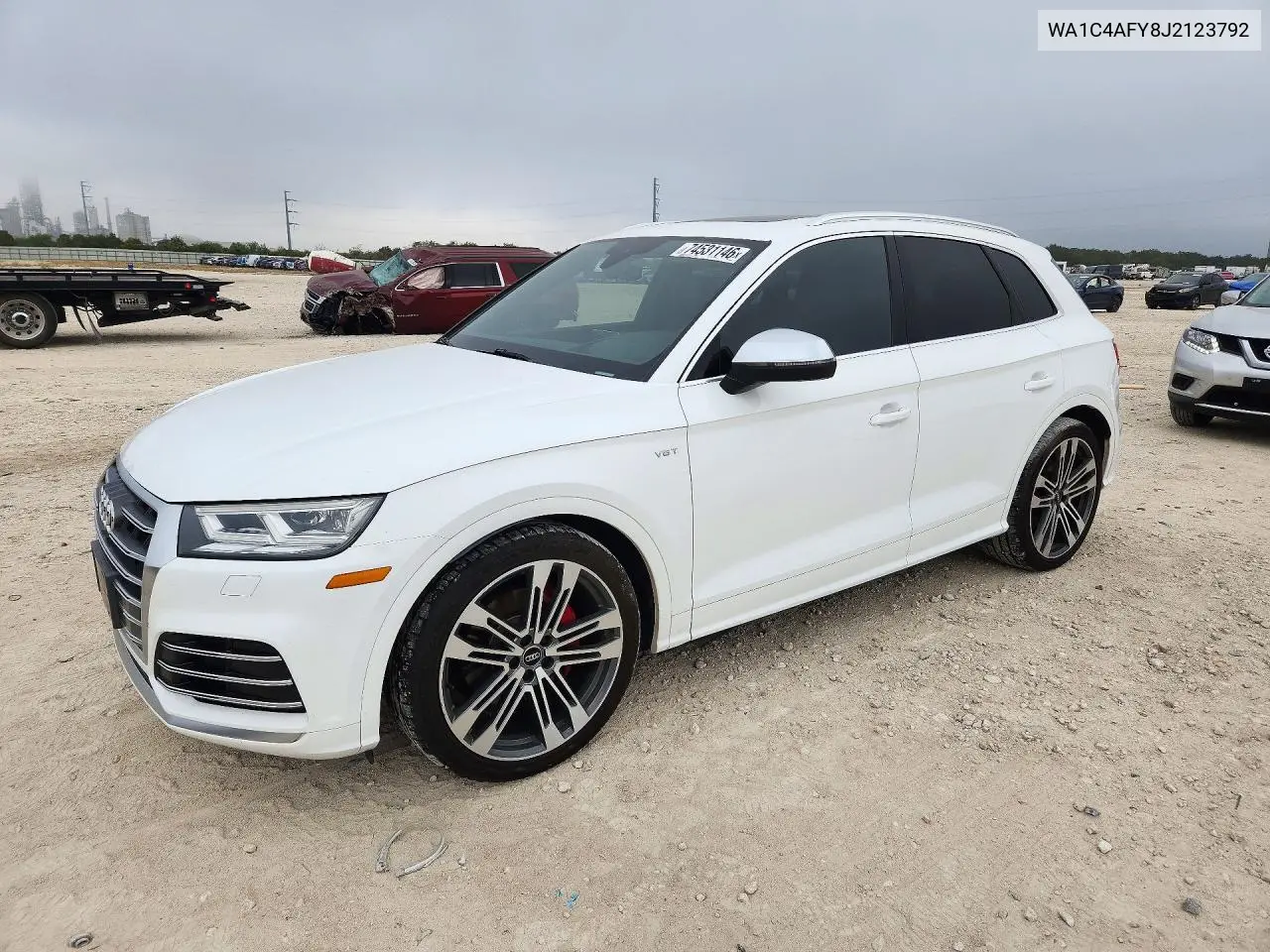 AUDI SQ5 2018, VIN WA1C4AFY8J2123792