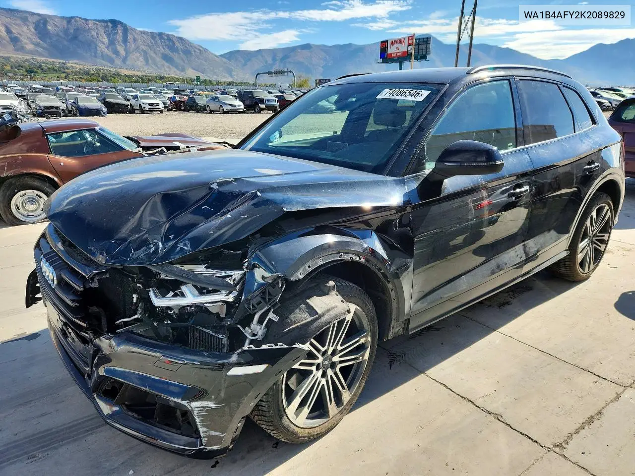 AUDI SQ5 2019, VIN WA1B4AFY2K2089829