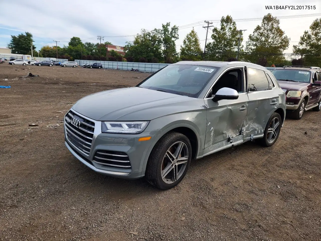 AUDI SQ5 2020, VIN WA1B4AFY2L2017515