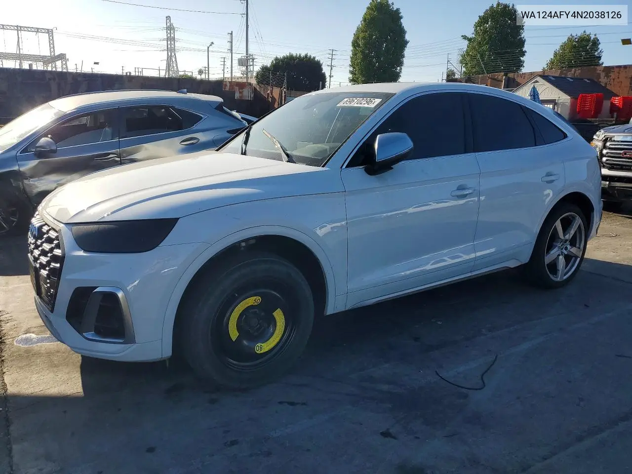 AUDI SQ5 2022, VIN WA124AFY4N2038126