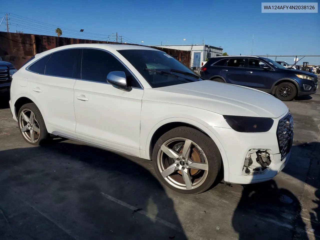 2022 AUDI SQ5 VIN WA124AFY4N2038126 — фото 4