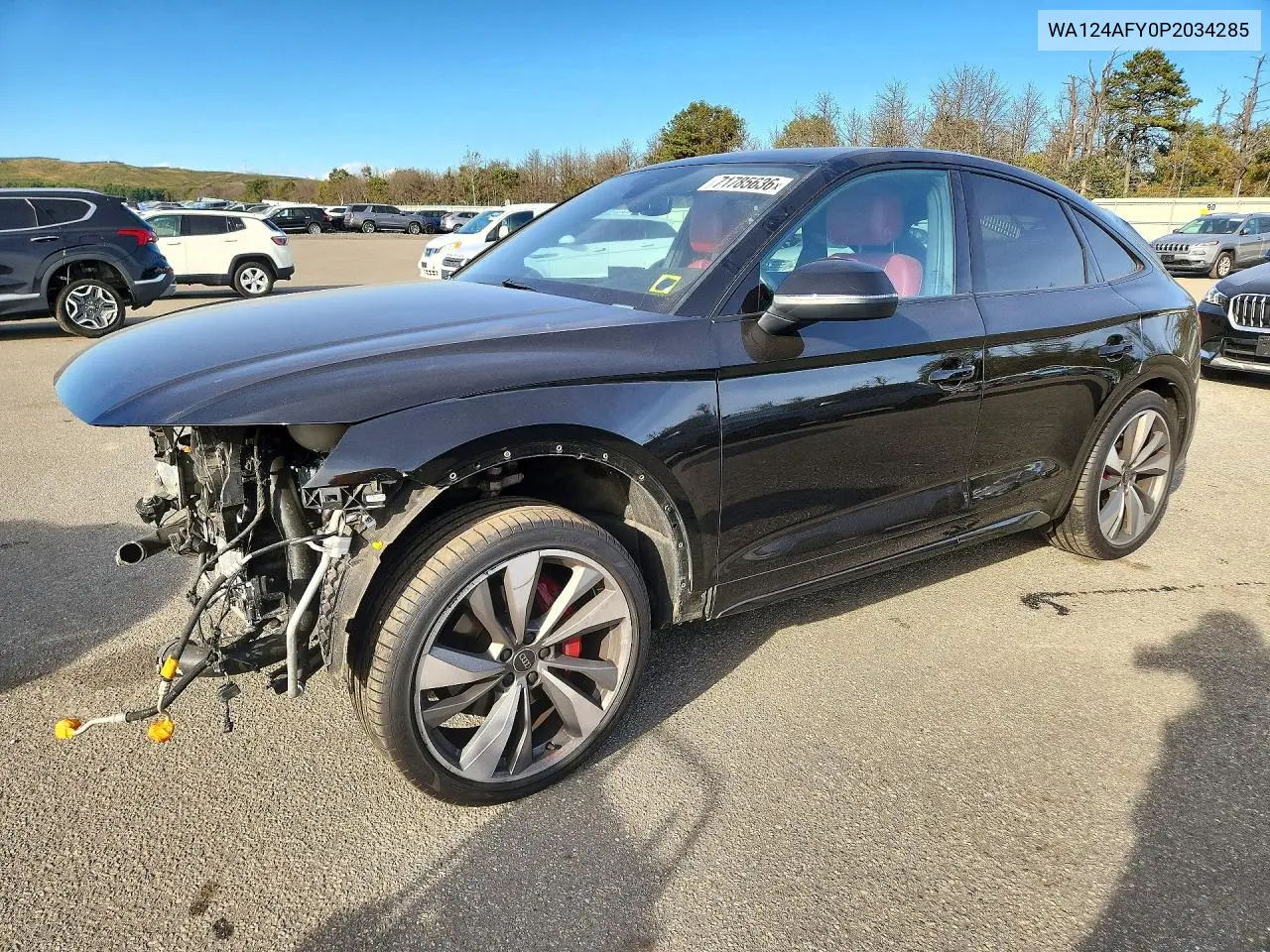AUDI SQ5 2023, VIN WA124AFY0P2034285