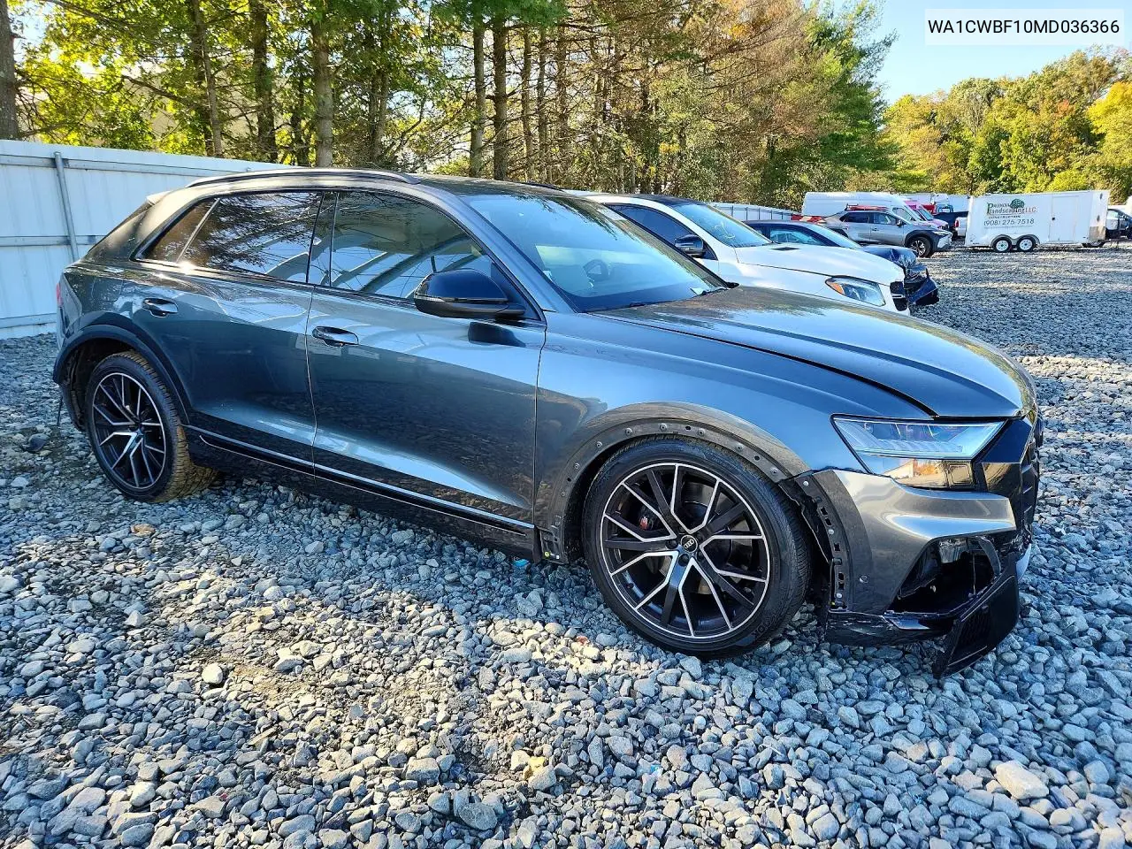 2021 AUDI SQ8 VIN WA1CWBF10MD036366 — фото 4