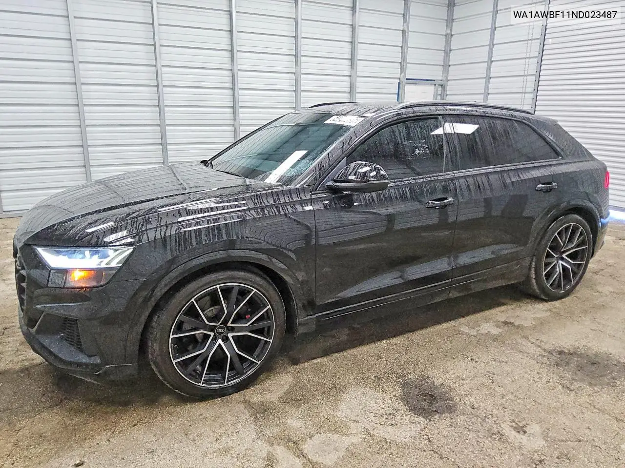 AUDI SQ8 2022, VIN WA1AWBF11ND023487