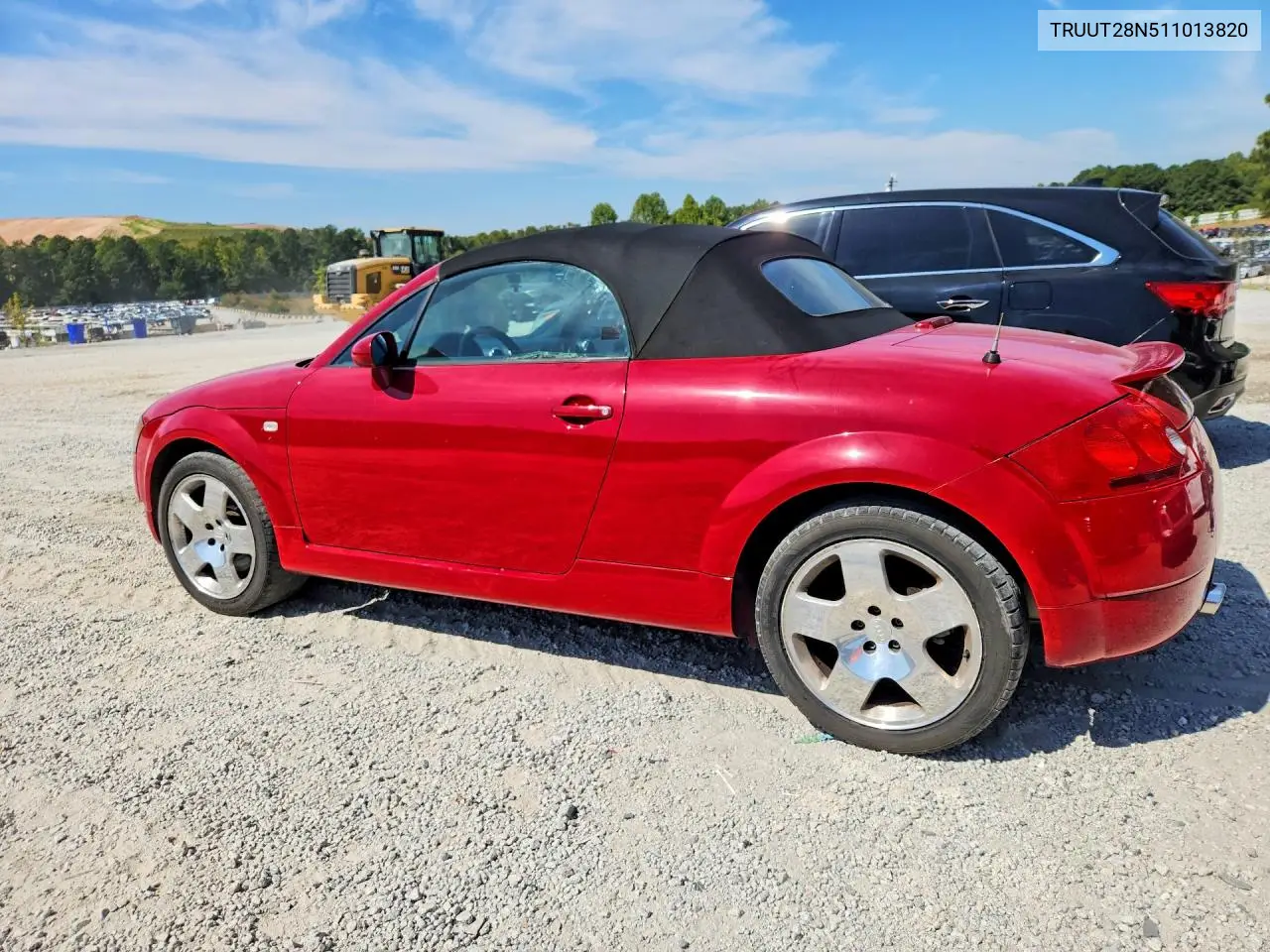 2001 AUDI TT VIN TRUUT28N511013820 — фото 2