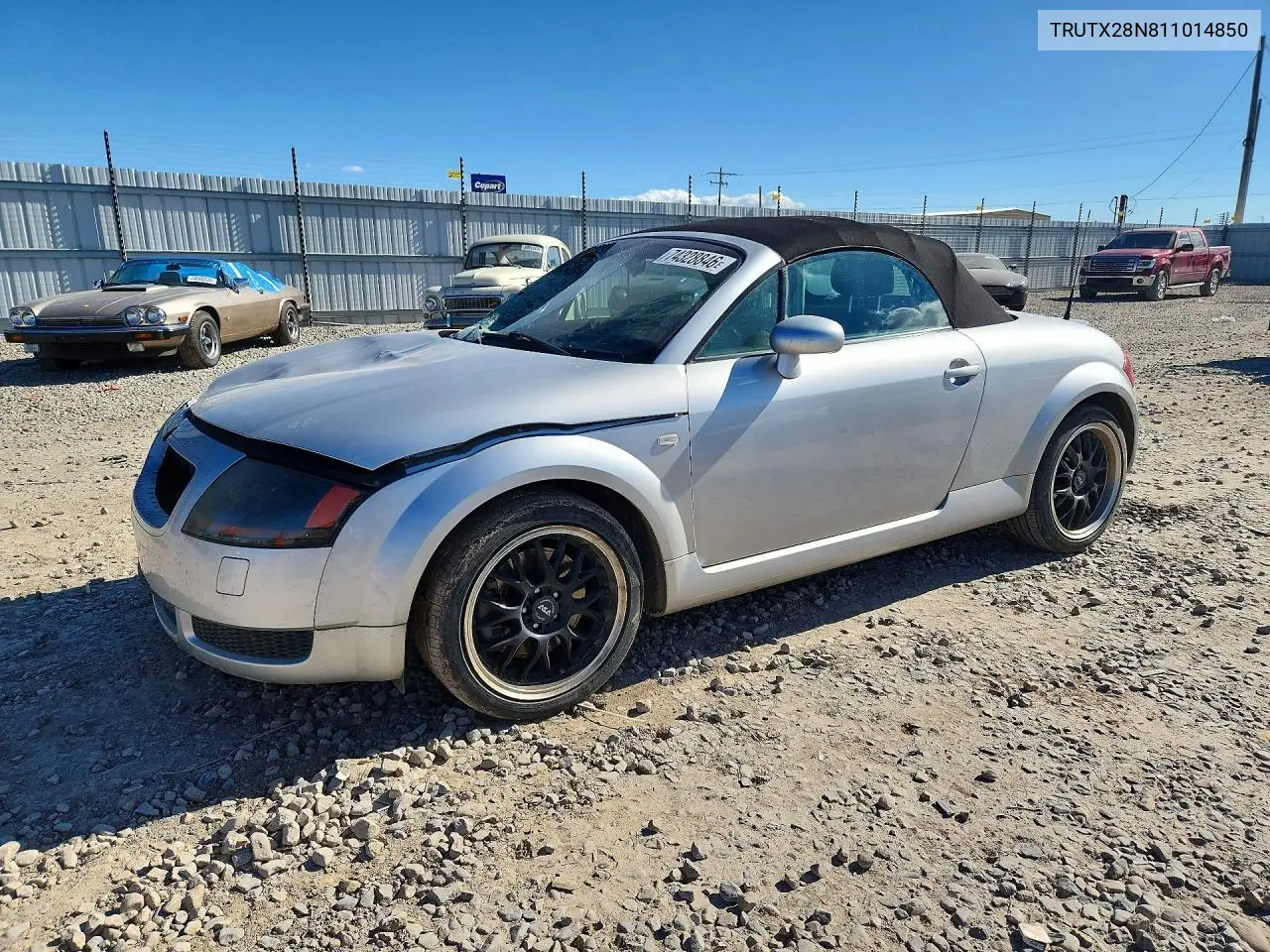 AUDI TT 2001, VIN TRUTX28N811014850