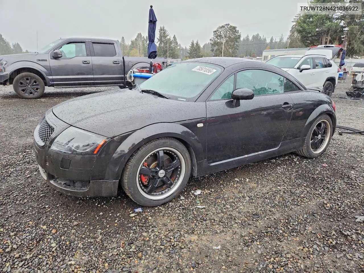 AUDI TT 2002, VIN TRUWT28N421036922