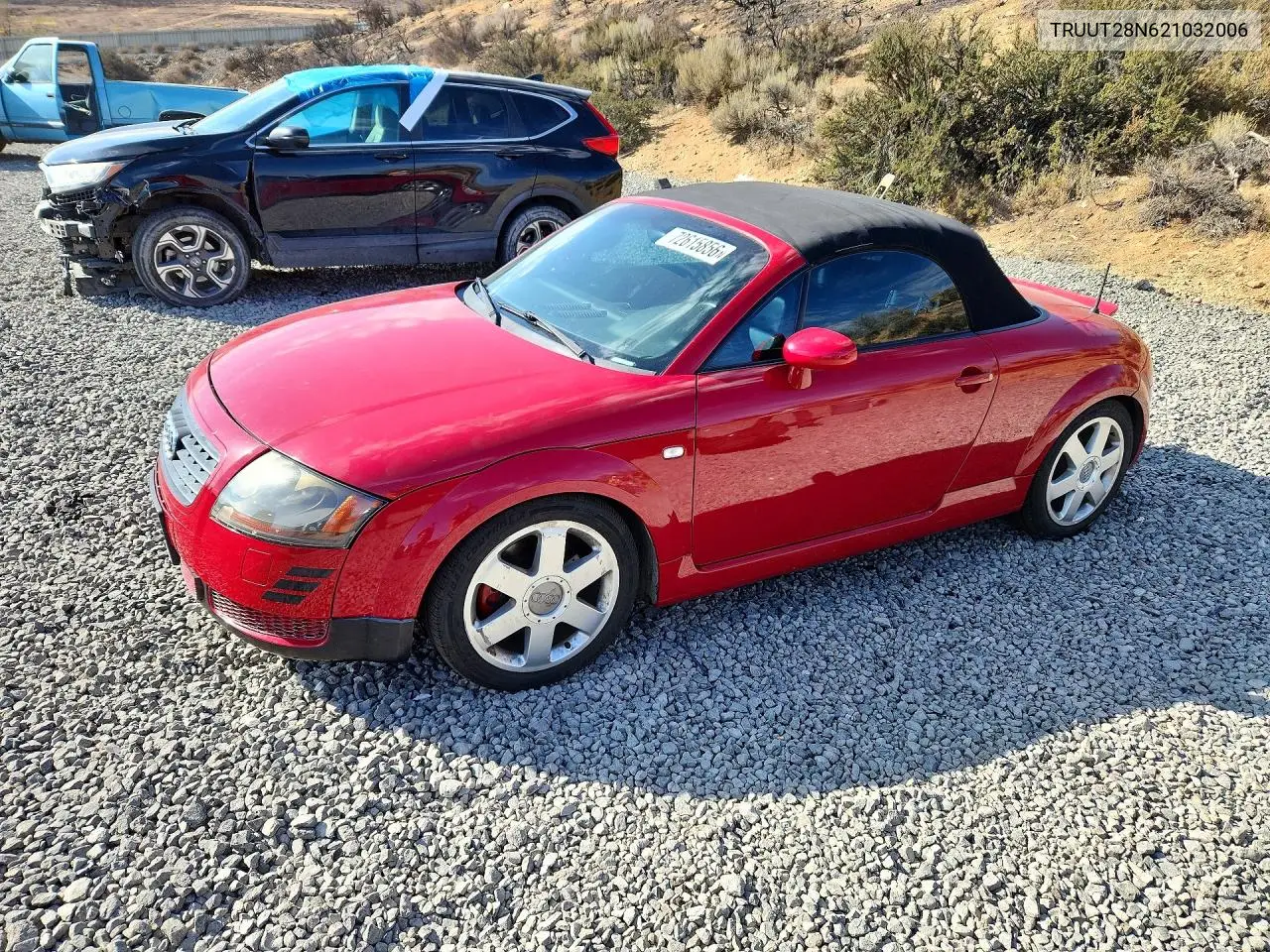 AUDI TT 2002, VIN TRUUT28N621032006