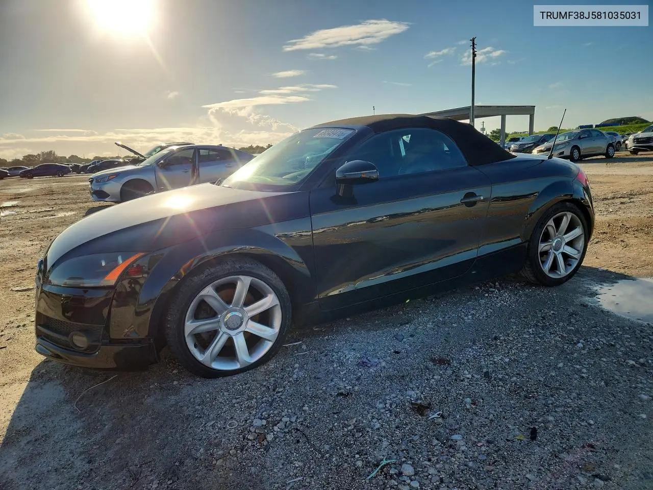 AUDI TT 2008, VIN TRUMF38J581035031