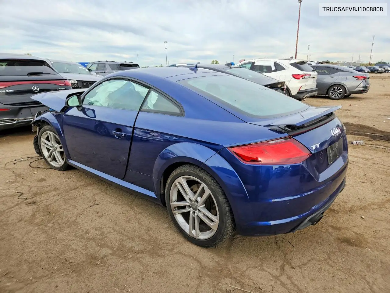 2018 AUDI TT VIN TRUC5AFV8J1008808 — фото 2