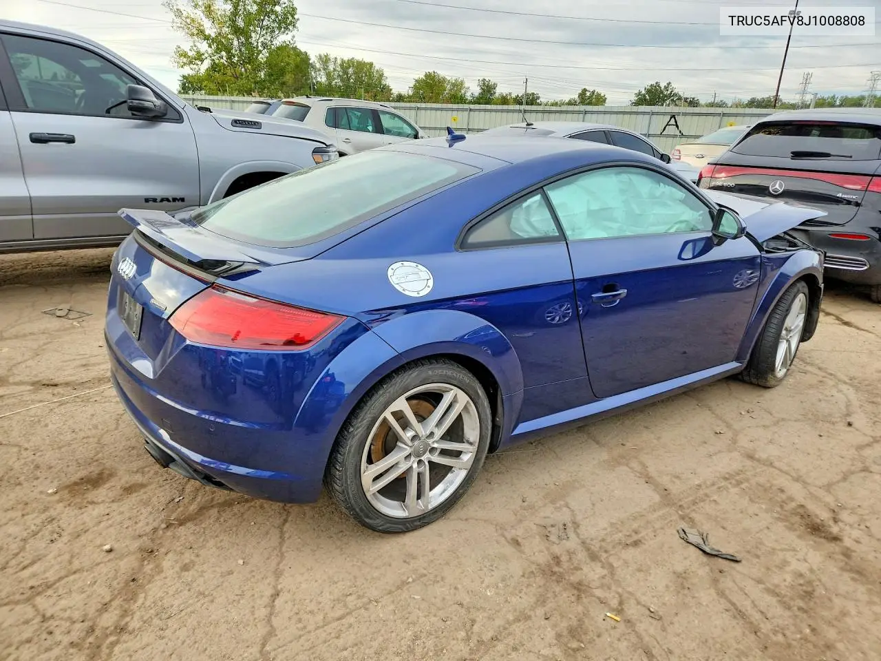 2018 AUDI TT VIN TRUC5AFV8J1008808 — фото 3