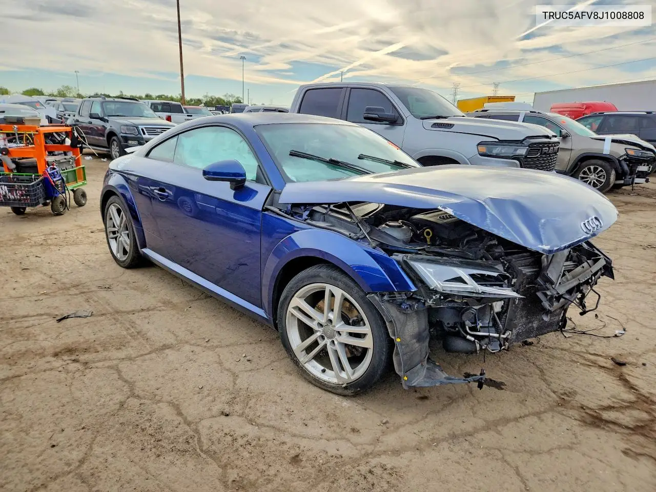 2018 AUDI TT VIN TRUC5AFV8J1008808 — фото 4