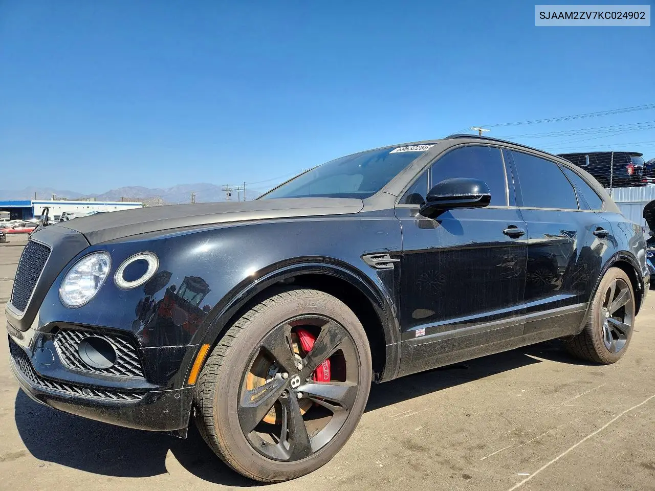 BENTLEY BENTAYGA 2019, VIN SJAAM2ZV7KC024902