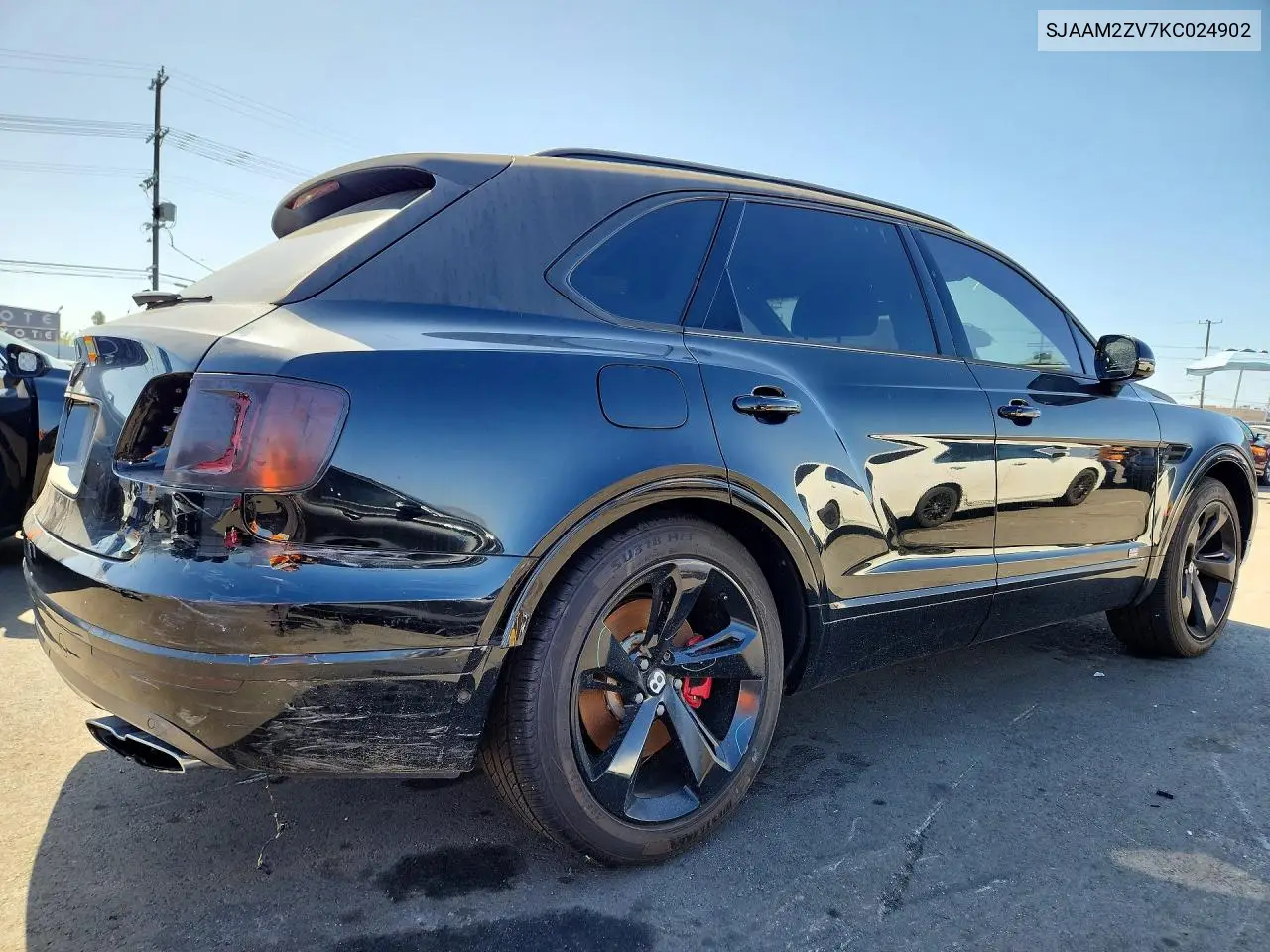 2019 BENTLEY BENTAYGA VIN SJAAM2ZV7KC024902 — фото 3