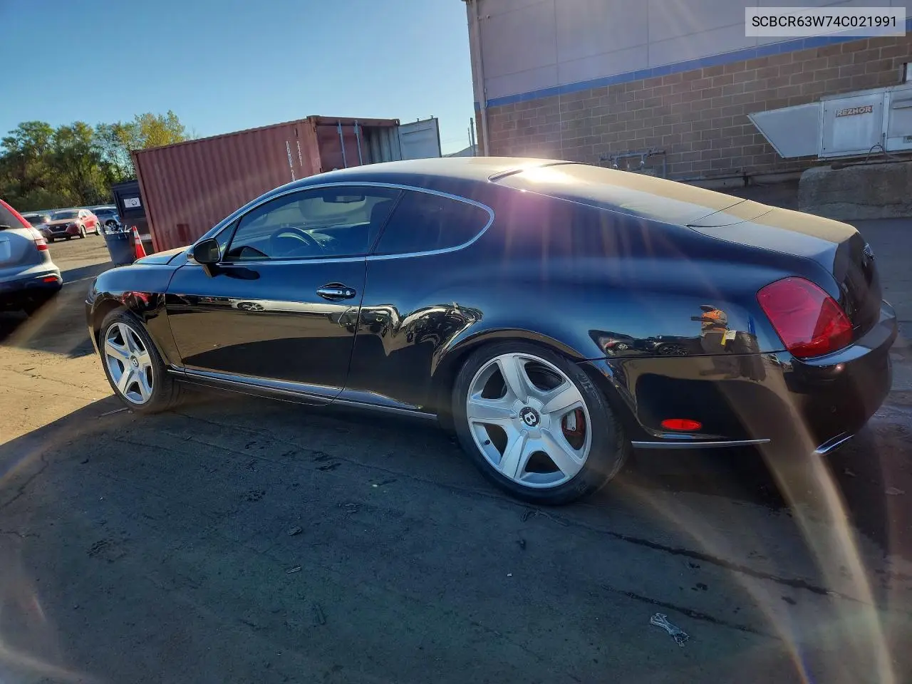 2004 BENTLEY CONTINENTAL VIN SCBCR63W74C021991 — фото 2