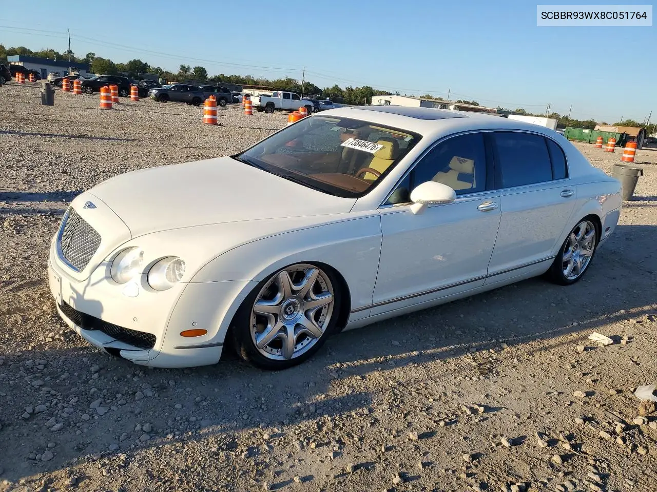 BENTLEY CONTINENTAL 2008, VIN SCBBR93WX8C051764