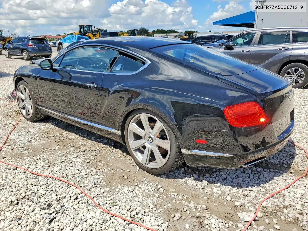 2012 BENTLEY CONTINENTAL VIN SCBFR7ZA5CC071219 — фото 2