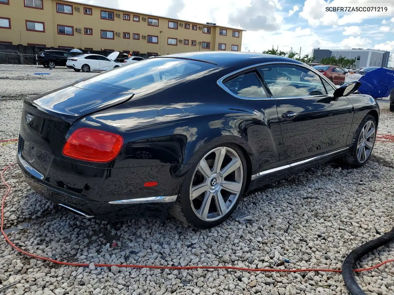 2012 BENTLEY CONTINENTAL VIN SCBFR7ZA5CC071219 — фото 3