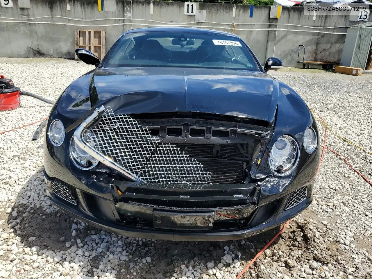 2012 BENTLEY CONTINENTAL VIN SCBFR7ZA5CC071219 — фото 5