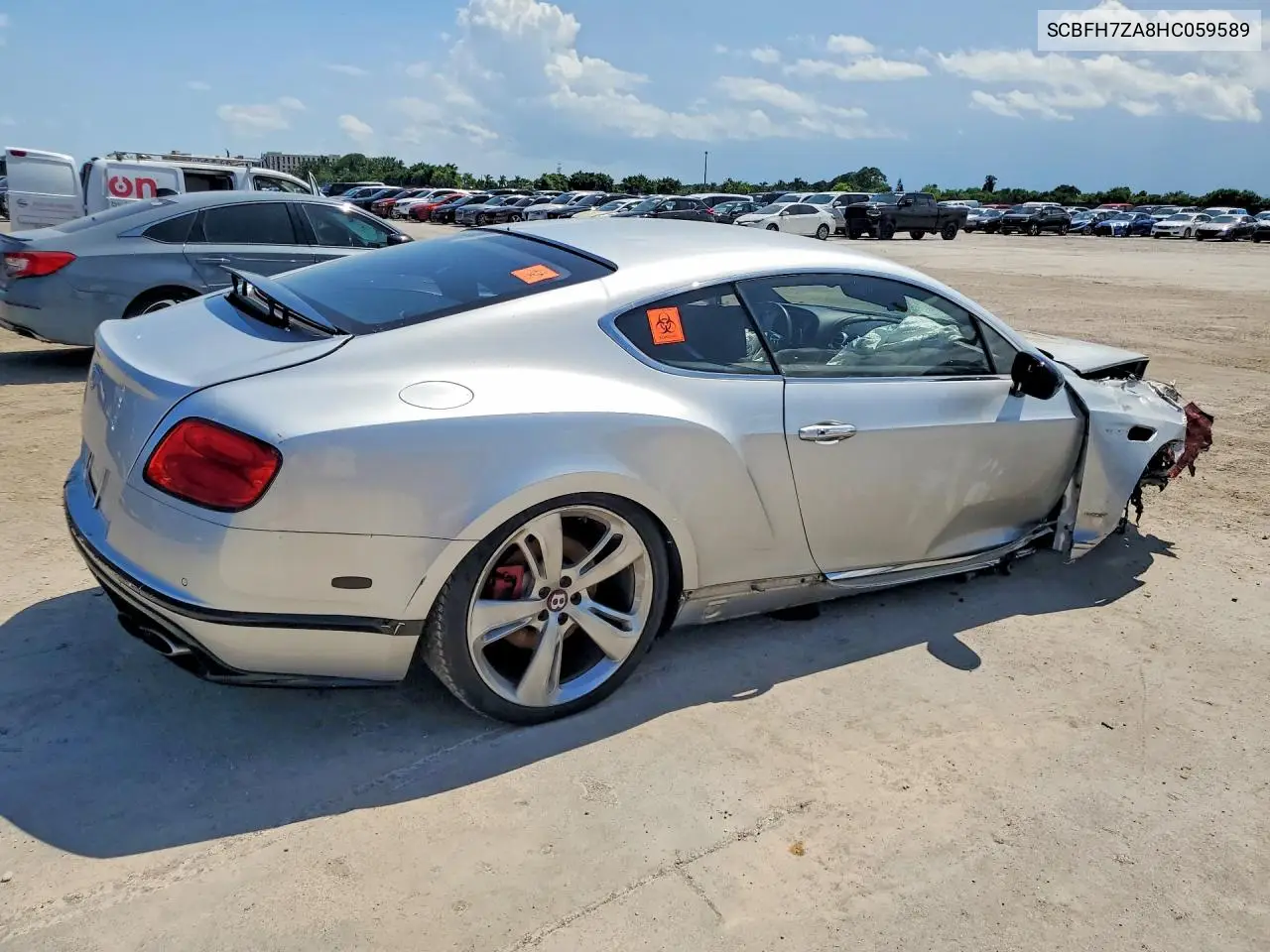 2017 BENTLEY CONTINENTAL VIN SCBFH7ZA8HC059589 — фото 3