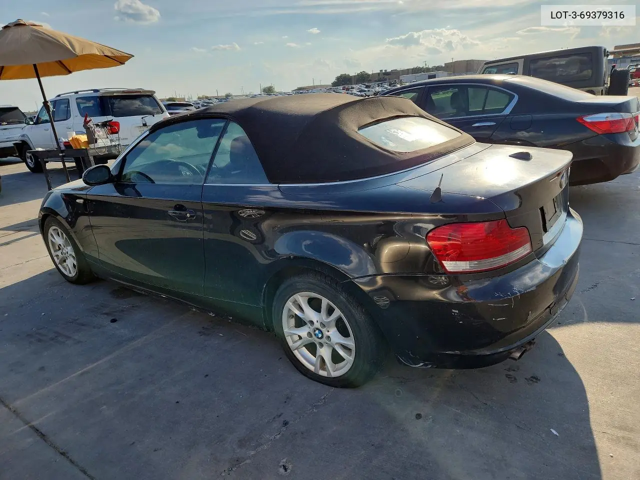 2008 BMW 1ER VIN WBAUL73598VJ73875 — фото 2