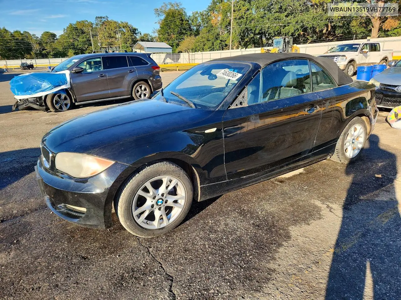 BMW 1ER 2009, VIN WBAUN13519VH77769