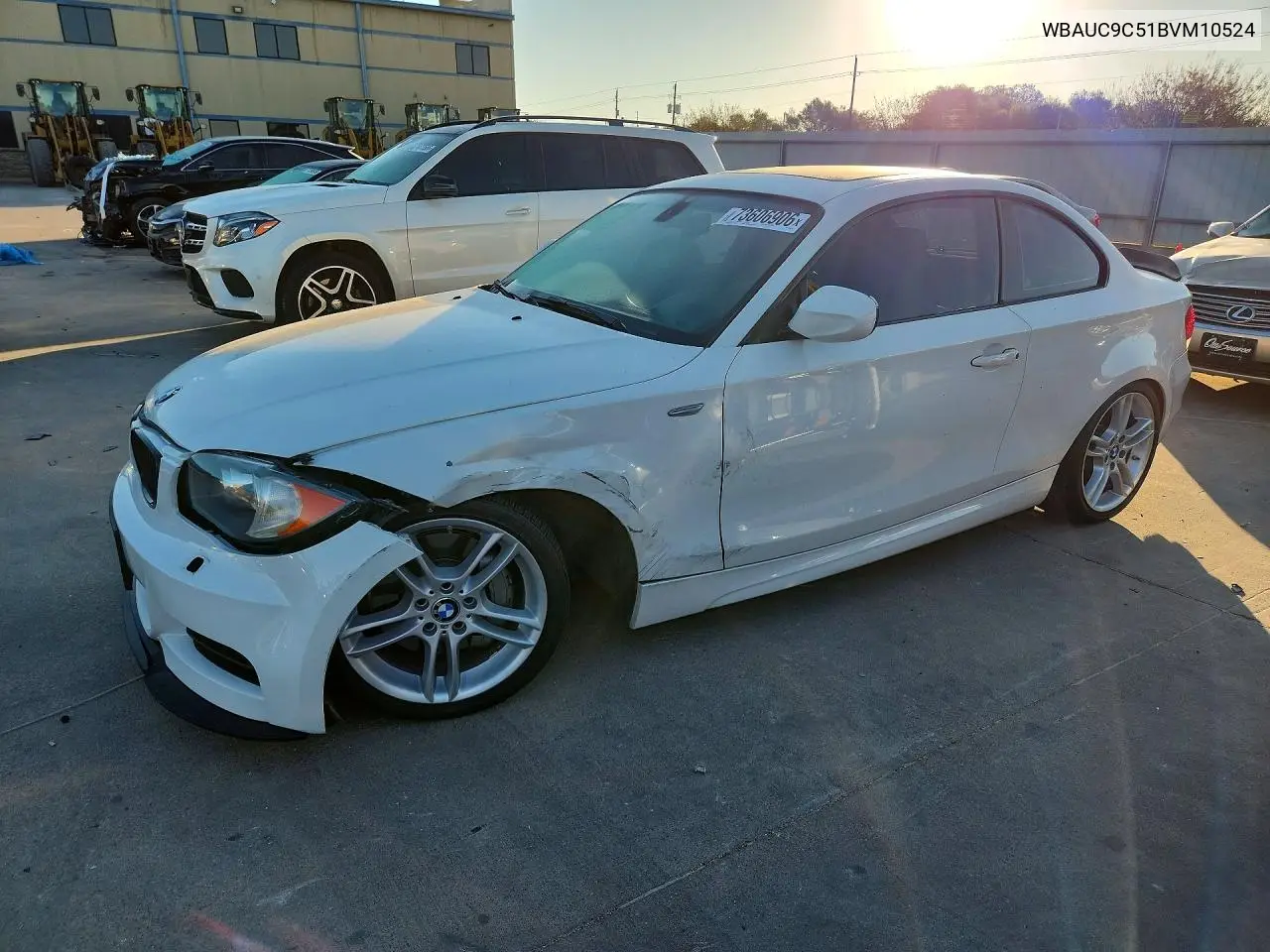 BMW 1ER 2011, VIN WBAUC9C51BVM10524