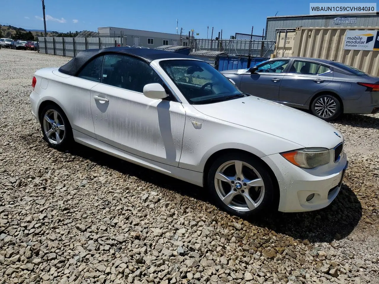2012 BMW 1ER VIN WBAUN1C59CVH84010 — фото 4