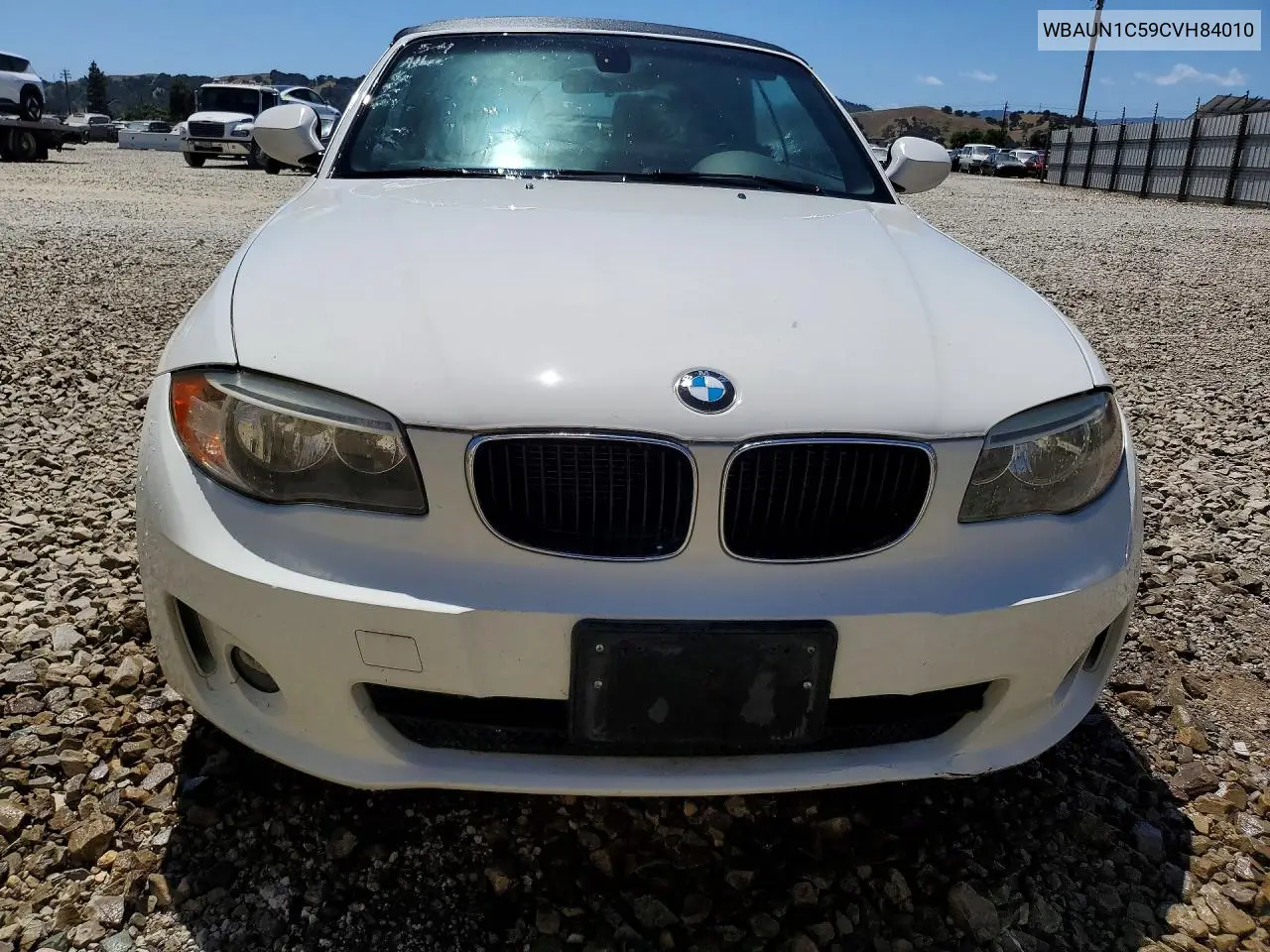 2012 BMW 1ER VIN WBAUN1C59CVH84010 — фото 5