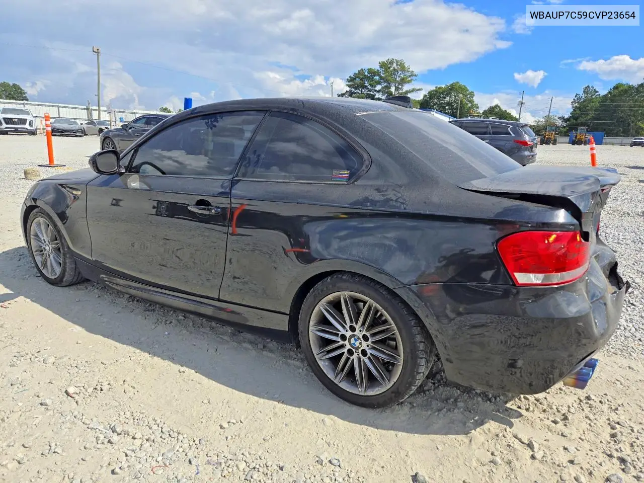 2012 BMW 1ER VIN WBAUP7C59CVP23654 — фото 2