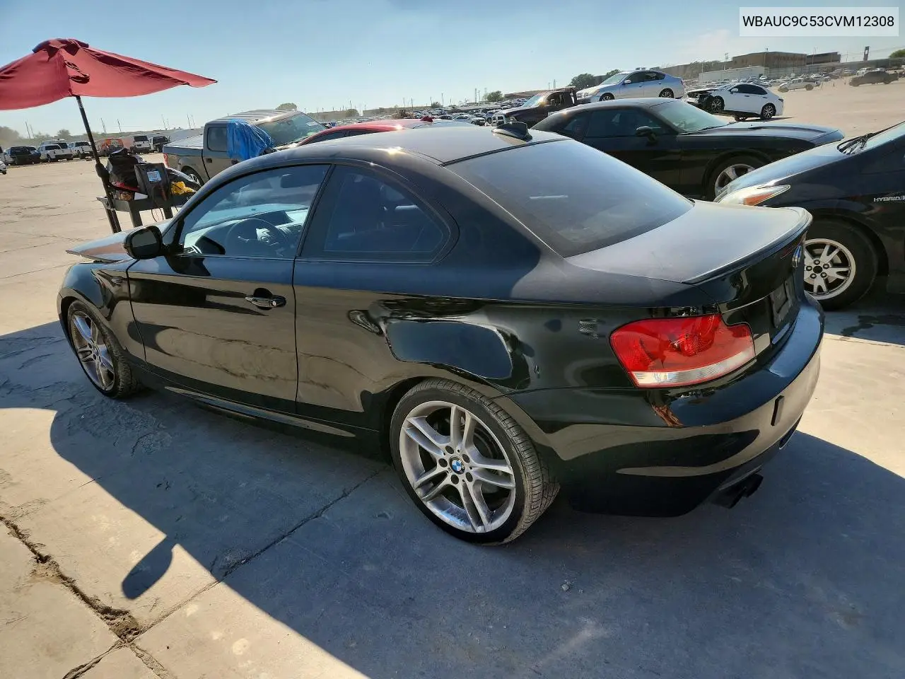 2012 BMW 1ER VIN WBAUC9C53CVM12308 — фото 2