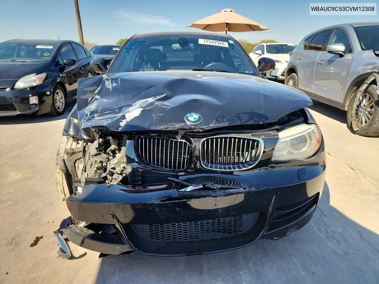2012 BMW 1ER VIN WBAUC9C53CVM12308 — фото 5