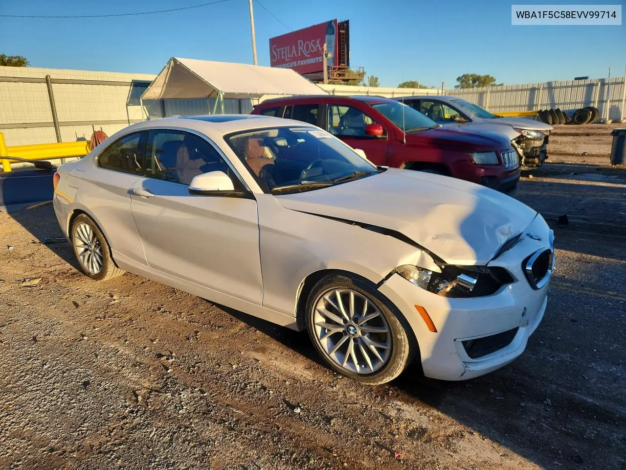 2014 BMW 2ER VIN WBA1F5C58EVV99714 — фото 4