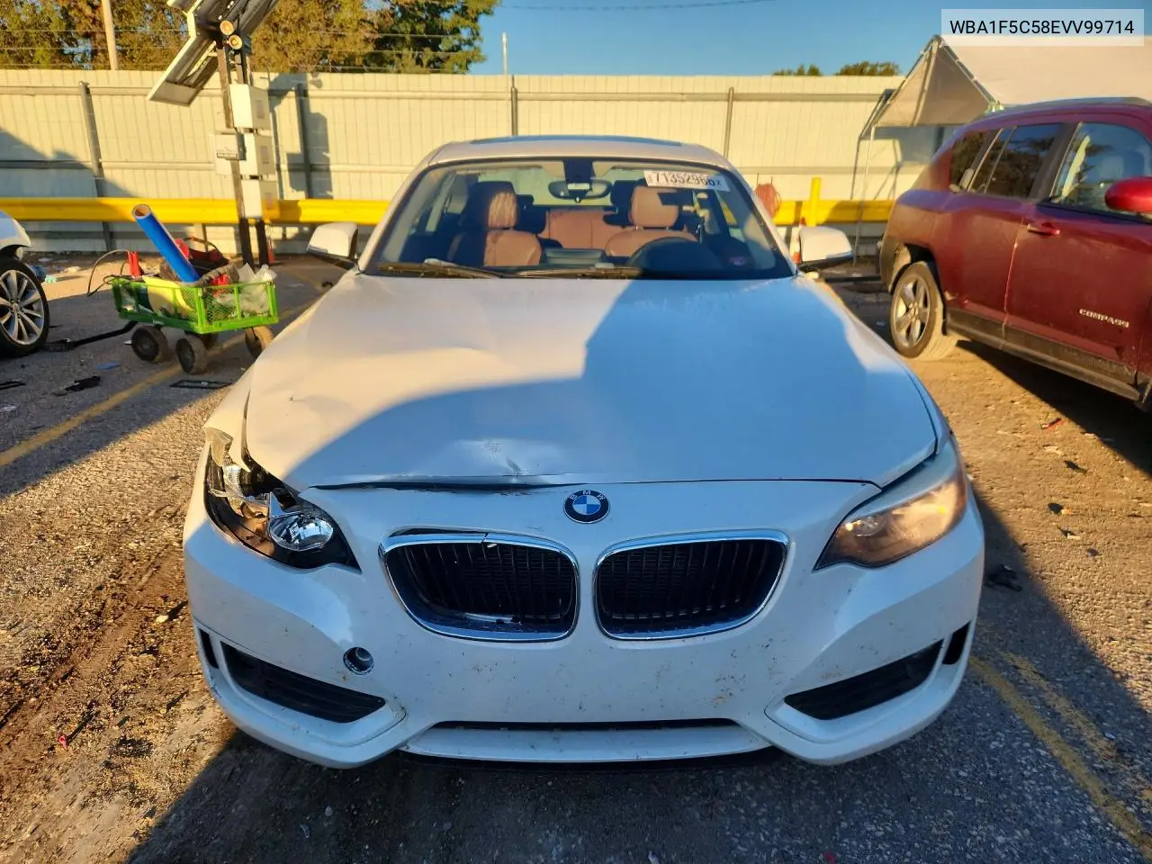2014 BMW 2ER VIN WBA1F5C58EVV99714 — фото 5
