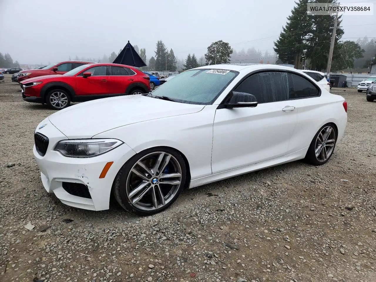 BMW 2ER 2015, VIN WBA1J7C5XFV358684