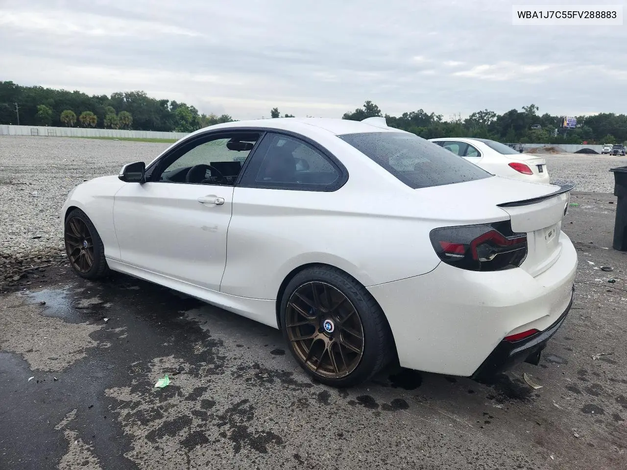 2015 BMW 2ER VIN WBA1J7C55FV288883 — фото 2