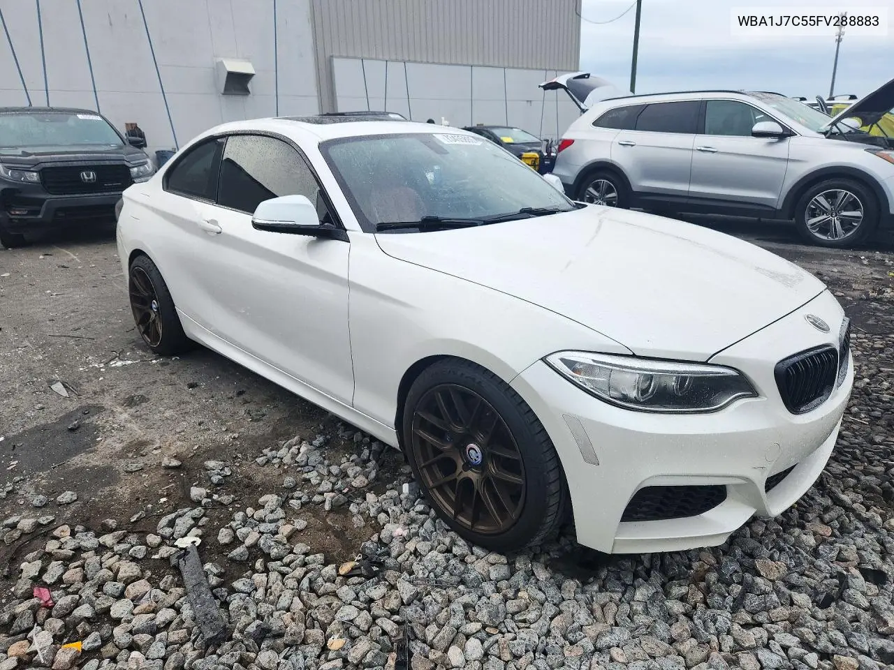 2015 BMW 2ER VIN WBA1J7C55FV288883 — фото 4