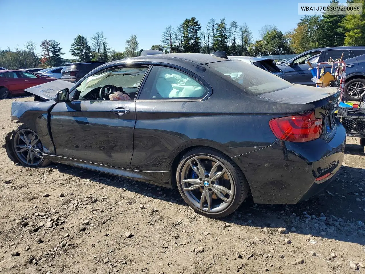 2016 BMW 2ER VIN WBA1J7C53GV290066 — фото 2
