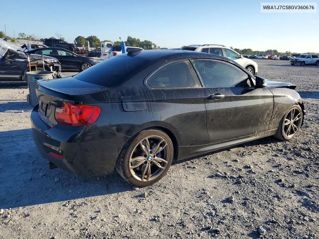 2016 BMW 2ER VIN WBA1J7C58GV360676 — фото 3