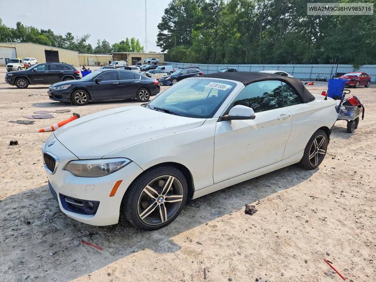 BMW 2ER 2017, VIN WBA2M9C38HV985716